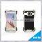 High Quality Shockproof Case for Samsung Galaxy, 3 in 1 Carbon Fiber PC TPU Hybrid Protective Case for Galaxy S6