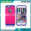 for iPhone 6 4.7 contrast color combo case, TPU+PC dual layer phone cover cases for iPhone 6 smart phone back shell