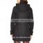 Good quality garments supplier ltweight cotton twill winter wear women classic coat with hoodie