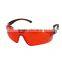 2015 Hot sale ansi z87.1 pc lens novelty safety glasses with rubber