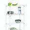 4 level Chrome Shelving Storage Metal Rack