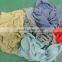 Bales of color mixed cotton rags