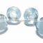 AAA Quality Aquamarine Color Quartz Faceted Handmade Big Hole Round Ball Beads