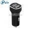 Halogen-free&Fireproof PC Car Charger Output 24W Charger Aluminum Anode Car Charger