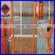 polyester coated/hot dip galvanized curvy welded fence for Public places and buildings for roads