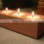 wooden candle holder