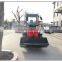 TWISAN brand new 0.8T 4WD mini front end loader with cheap price and backhoe