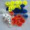 Multicolor Logo Printed Plastic Golf Ball Marker
