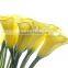 High Quality callas Flower Artificial silk flower3 colors callas flowers Real Touch fragrance PU Factory wholesale