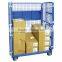Type GRT-01 Steel and goods carrying trollley storage cage with swivel wheels