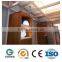 Aluminum grape trellis profile coated wood skin