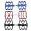2PCS BC - 688 Mountain Bike Bicycle Pedal MTB Flat Pedals Aluminum Alloy 4 Ball Bearings Ultralight Bicycle Accessory Parts