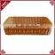 S&D Supermarket retail rattan fruits pallet tray fruit rack display shelf