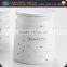 White ceramic canister food storage box for house