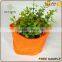 decorative colorful plastic jute flower bag garden flower pot