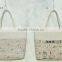 fashion canvas tote bag with printed pattern