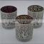silver candle holder