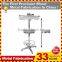 Bar Table with Footrest and Two Levels - 60cm x 110cm