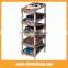 Multilayer plastic shoe rack