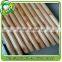 Professional factory varnished wooden broom handle