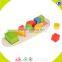 wholesale baby wooden geometric block fashion kids wooden geometric toy W13E047