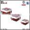 15 30 50g square acrylic crystal cosmetic jar luxury red crystal cosmetic jar for face cream