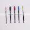 Colorful top quality factory price pp handle silicone head material eyelash brush