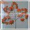 artificial red leaves maple tree for decoration indoor artificial trees
