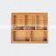 Home Bamboo Wood Storage Box Organizer