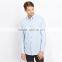 Factory supply directly 2015 fashion slim fit formal sky blue shirts for men