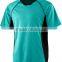 Jersey Training Athlitic Style Tee 1 X 1 Rib Knit V-Neck Collar Tshirt Customizable 100% Polyester Grid Mock Mesh Tops