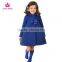 Hot Sale High Quality Boutique Europe Style Long Red Winter Coat for Kids LB20151113-4