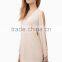 Fashion Cold Shoulder Design Long Sleeve Summer Dress for Mature Woman