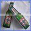 2014 promotional wine bottle compressed towels/compressed towel in bottle shape