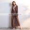 hot sales plush super warm fashion bathrobe women nighty sleepwear