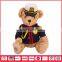 Wolesale Animal Plush Teddy Bear with Police Uniform