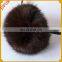 Fluffy lovely colorful cute fur ball hairband