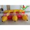 Hot sale 3 tubes inflatable flying fish banana boat/flying towables for water sports for sale