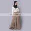 Latest modern chiffion skirt fashion islamic clothing women