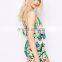 Girls On Film Hawaii Playsuit With Crochet Trim