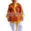 Indian kids Om Print Saffron Dhoti Kurta, Boy's Traditional Angrakha Set, Dhoti suit, kids baby wear, Ethnic dress.