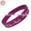 Fashion wholesale cheap custom gym silicone wristband