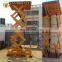 7LSJG Shandong SevenLift stationary ladder scissor cargo lift platform 3ton