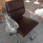 Modern medium back leather soft cushion ergonomic office chair