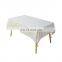 China custom rectangle strip table cover  dining room polyester tablecloth for home decora