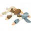 Hot selling durable wild goose squeaky interactive canvas dog toy