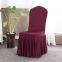Purple Elastic Stretch Spandex Skirt Banquet Chair Covers for Wedding Party Banquet Event Restaurant