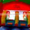 Soccer Theme Dual Lane Slide Water Bounce House Inflatable Jumping Castle For Children