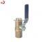 JD-4003 cast steel female threaded end ball valve with  one piece body