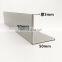 Angle aluminum unequal side aluminum alloy profile 50x50x3 mm triangle edging strip L-shaped aluminum trim angle